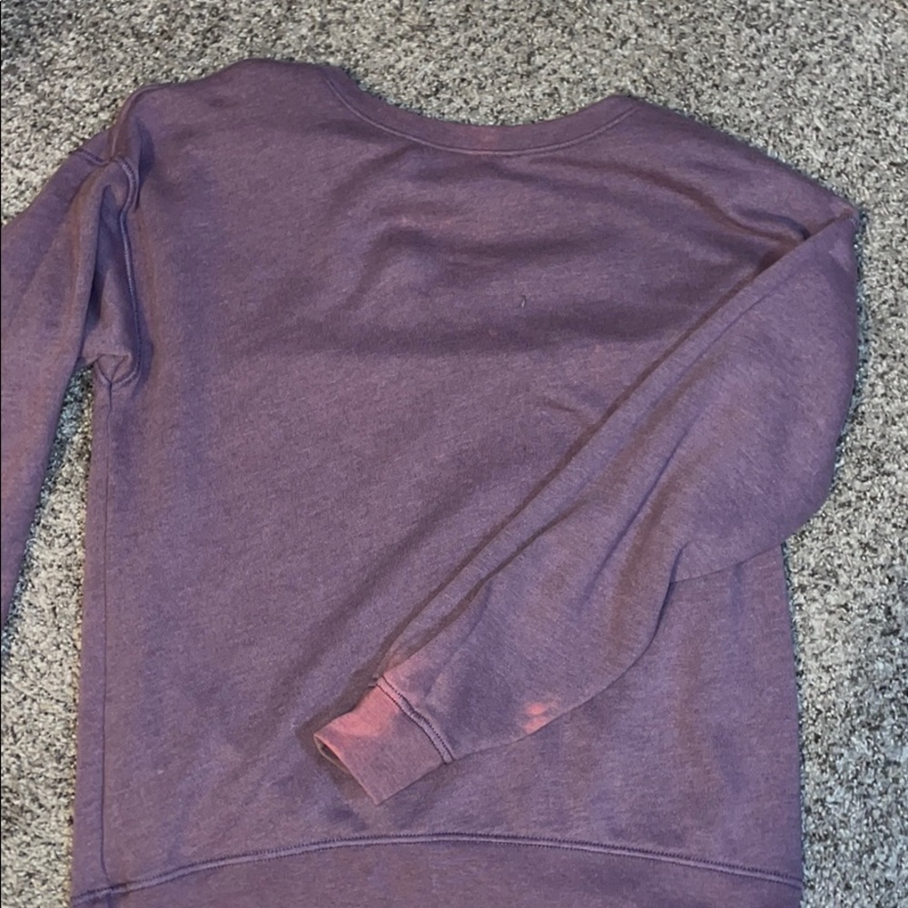 Small, purple American Eagle crew neck